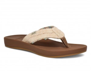 Sanuk Cosmic Coast Hemp Beige | DYNME-8593