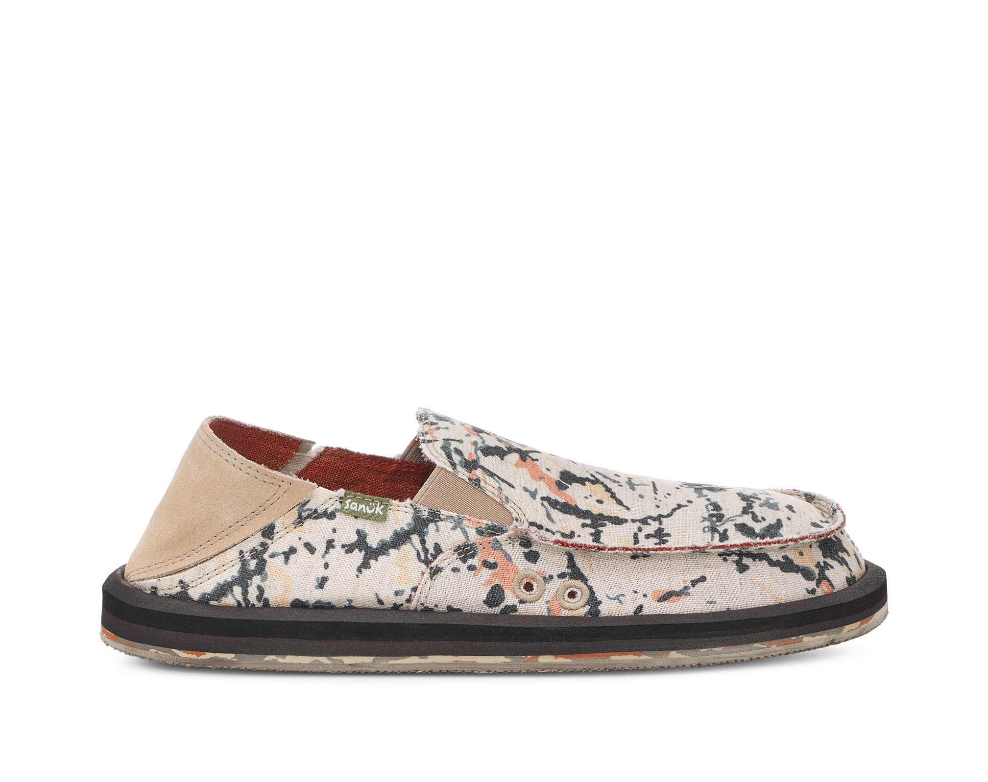 Sanuk Sidewalk Surfer St Donavon Paint Splatter | WIGTZ-7603