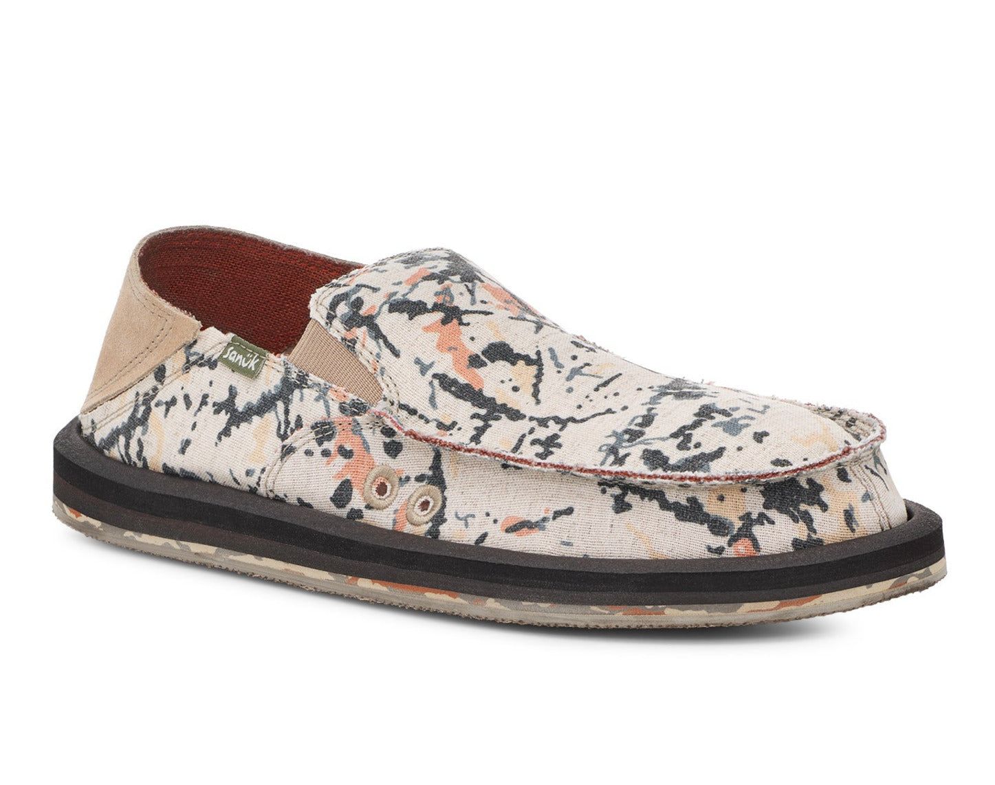 Sanuk Sidewalk Surfer St Donavon Paint Splatter | WIGTZ-7603